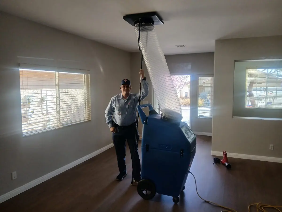 Professional Dryer Vent Cleaning work inside a Farr West home
